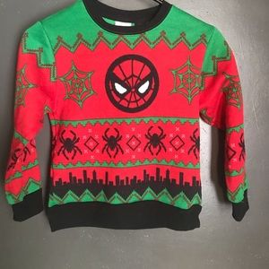 Marvel Spider-Man Christmas/holiday sweater size s